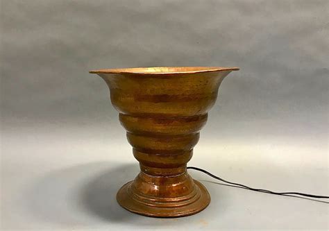 Vintage French Copper Table Lamp From Luminator For Sale At Pamono