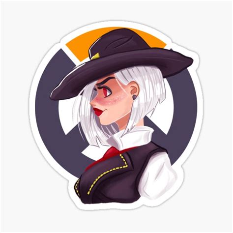 Ashe Overwatch Stickers Redbubble