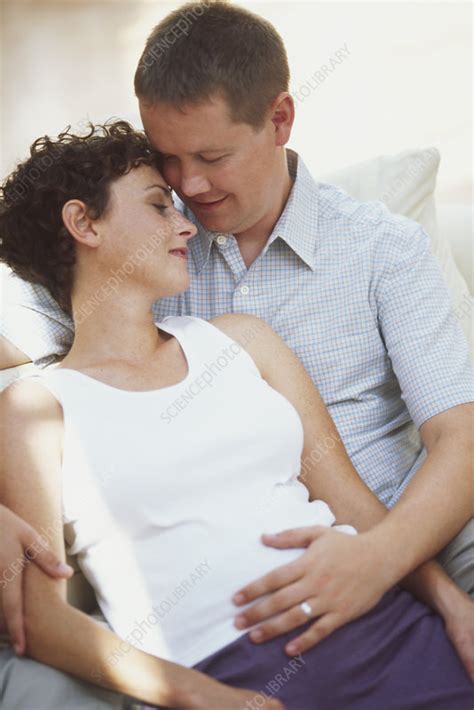 Man Embracing Pregnant Woman Stock Image C0520782 Science Photo