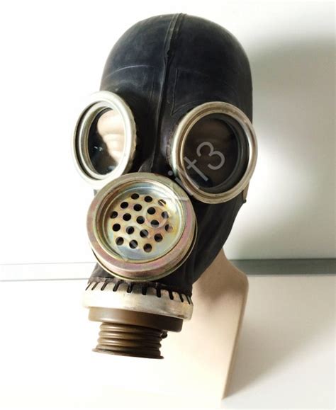 Collectibles Soviet Russian Gas Mask Gp 5m Size 2 M Medium Gas Mask Gp
