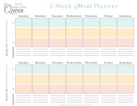 Google Sheets Meal Planner Template Free We See Cover How To Use It And Good Daily Practices