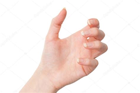 Female hand holding something — Stock Photo © ibreakstock #100468738