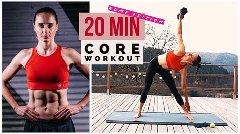 20 Minute CORE WORKOUT In Real Time YouTube