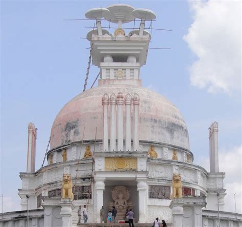 Shanti Stupa Dhauli Hills Bhubaneshwar Orissa