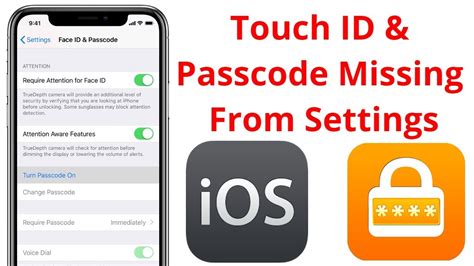 Touch Id And Passcode Missing From Settings How To Fix All Ios Youtube