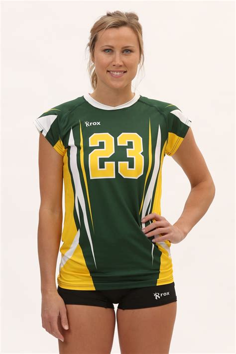 Quantum Cap Sleeve Sublimated Jersey Volleyball Uniforms Design