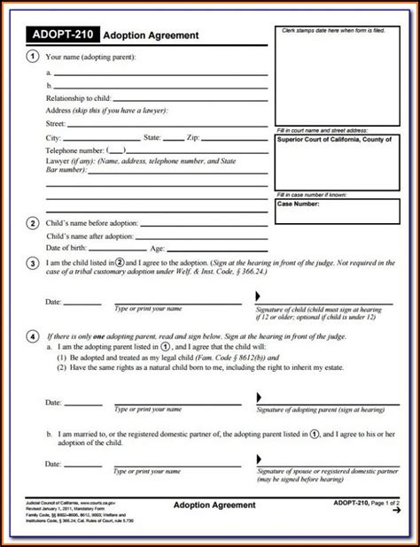 Step Parent Adoption In Missouri Forms Form Resume Examples A6ynjqgybg