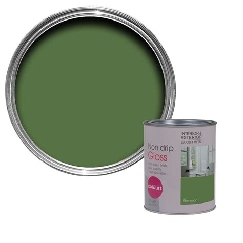 Colours Interior And Exterior Sherwood Gloss Wood And Metal Paint 750ml