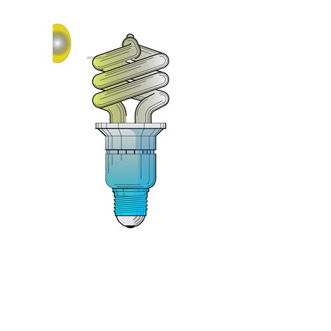 Compact Fluorescent Light Bulb Png Svg Clip Art For Web Download