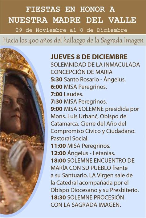 Las Festividades Marianas Culminan Hoy Con La Procesión Catamarca Actual