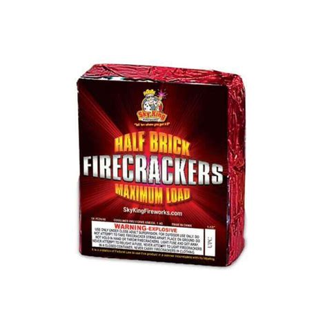 15.99 for 40/16's firework rating: SKY KING HALF BRICK - Sky King Fireworks