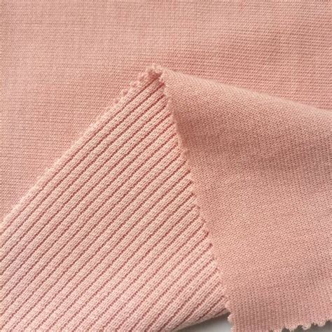 China High Quality Tube Rib Knit Fabrics High Quality Polyester Rayon