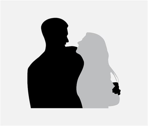 premium vector free vector romantic couple silhouette