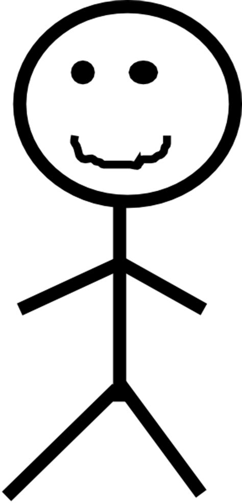 Stickman With Face Clipart Best