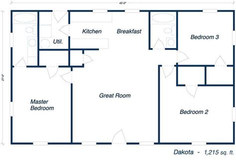 Barndominium 50x60 Metal Building Floor Plans