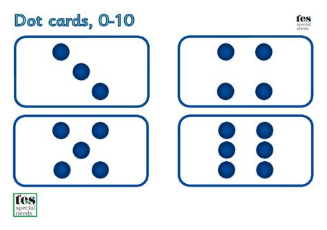 Free Printable Number Cards With Dots Printable Templates