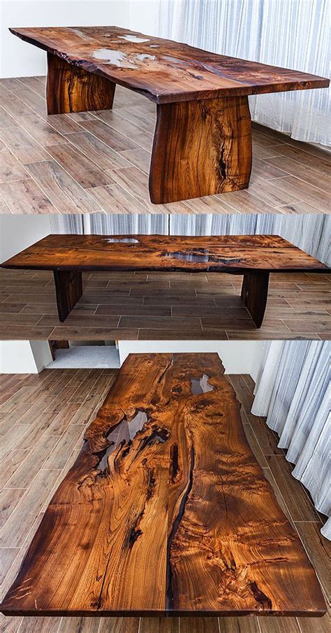 To get started, explore the diverse assortment of table designs and browse the current selection of solid wood slabs. Modern wooden dining table solid wood epoxy | Wooden ...