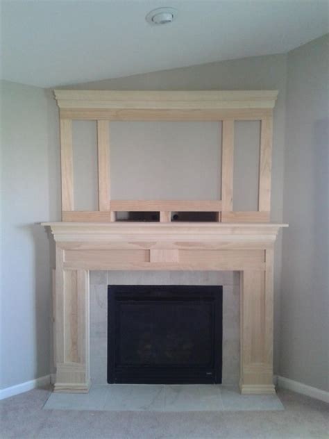 How To Make A Fireplace Mantel With Molding Woodworking Projects And Plans