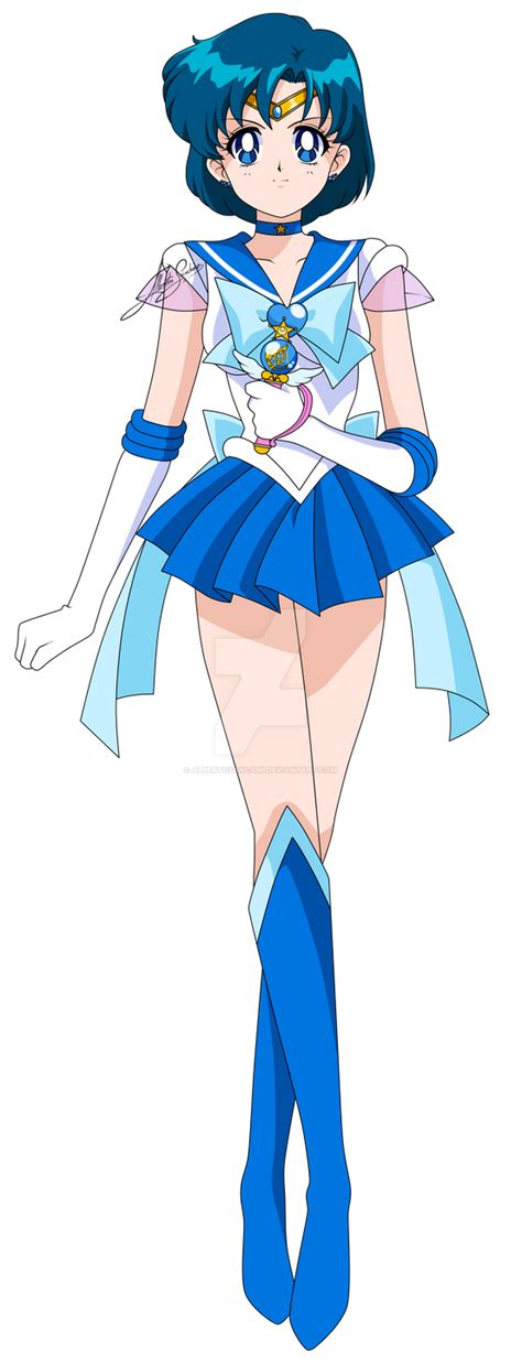 Super Sailor Mercury By Albertosancami On Deviantart Sailor Moon