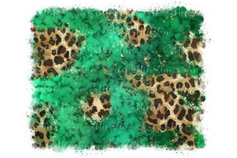 Turquoise Cowhide Leopard Graphic By Sun Sublimation Creative Fabrica