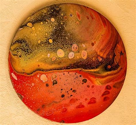 Der Rote Planet Von Ingrid Trolp Abstraktes Diverse Weltraum Malerei