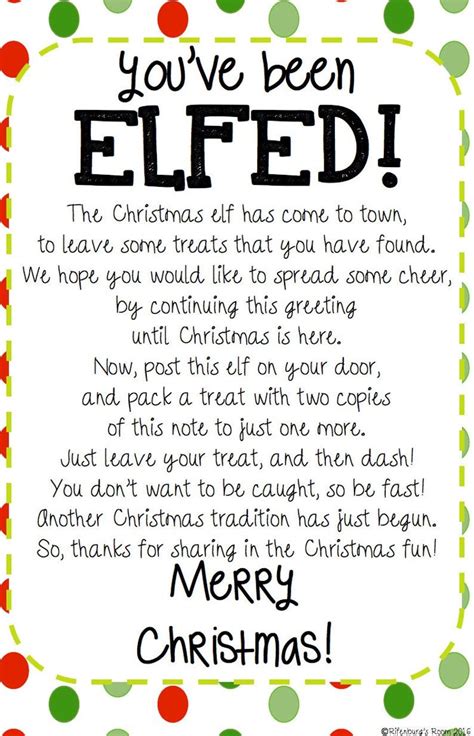 A Christmas Card With The Words Youve Been Elfed