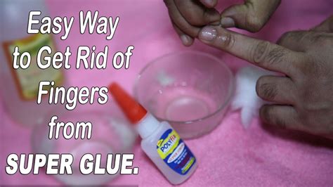 Easiest Way To Remove Cyanoacrylate Super Glue From Fingers Or Skin