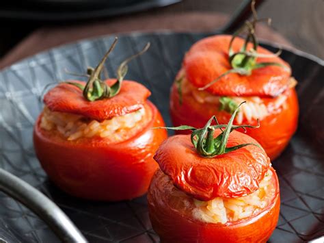 Tomates Farcies La Viande Hach E Faciles Et Rapides Recette De