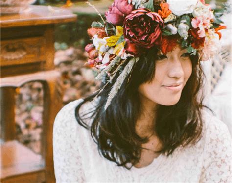 16 Flower Crowns For Your Fall Wedding Brit Co