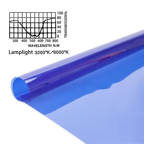 5 X Cto Ctb Light Gel Filter Sheets Colour Correction 50x40cm 100x80cm