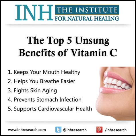 The benefits of vitamin c may include the following. 5 Overlooked Benefits of Vitamin C - Institute for Natural ...