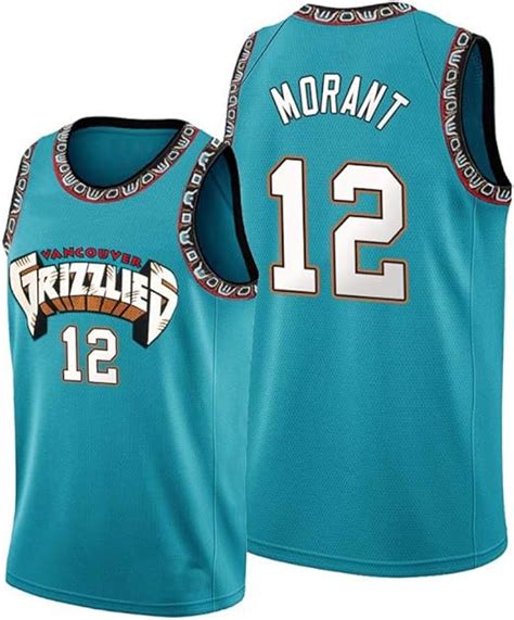 Whome Ja Morant 12 Vancouver Grizzlies Camiseta De Baloncesto Jersey