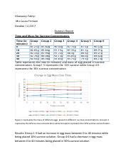 [i made a mistake in calculating percent change. Osmosis Egg Lab Discusssion.pdf - Oluwaseyi Fabiyi Mrs Laura Firmani October 12,2017 Osmosis ...