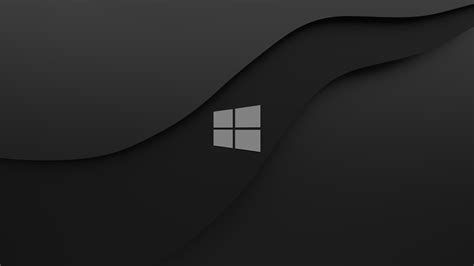 Windows 10 Logo Monochrome Abstract Hd Wallpaper Rare Gallery