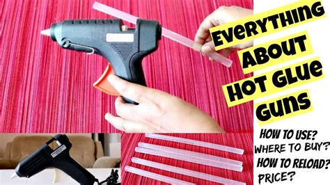 How To Use Hot Glue Gun Where To Get It From Everything About Glue Guns Youtube