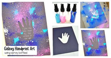 Galaxy Handprint Art For Kids Buggy And Buddy