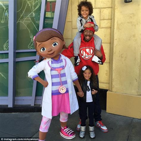 The tv personality seemingly welcomed his seventh child recently. Nick Cannon share photo with his two kids during Disneyland trip | Daily Mail Online