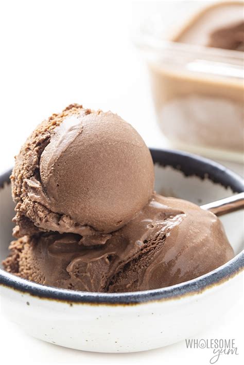 Keto Chocolate Protein Ice Cream Recipe Wholesome Yum