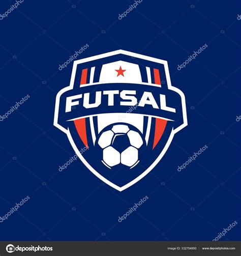 Football Futsal Shield Logo Vector Stock Vector Image By ©starwash