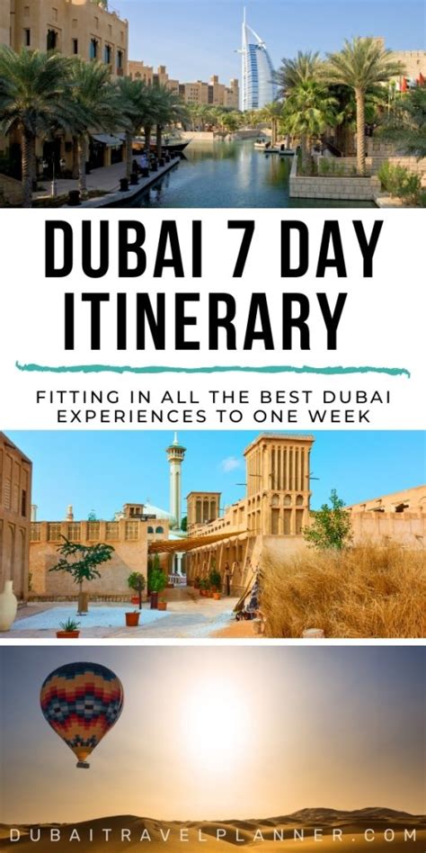 7 Days In Dubai Classic One Week Dubai Itinerary Dubai Travel Planner