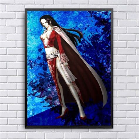 Boa Hancock One Piece Sexy Art Poster Fabric Print Home Wall With Free
