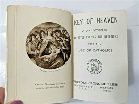 1948 Key Of Heaven Prayer Book Prayers And Devotions Pearlized Cover