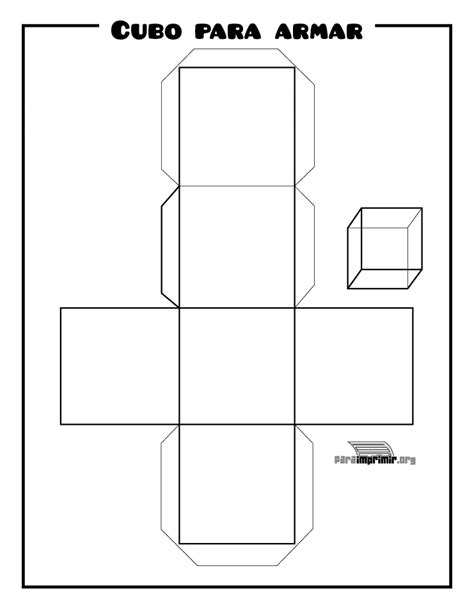 Arriba 59 Imagen Modelo De Un Cubo Para Imprimir Abzlocalmx