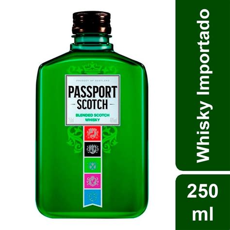 Whisky Passport 250 Ml Em Promoção