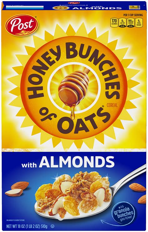 Post Honey Bunches Of Oats Cereal With Crispy Almonds 18 Oz Walmart