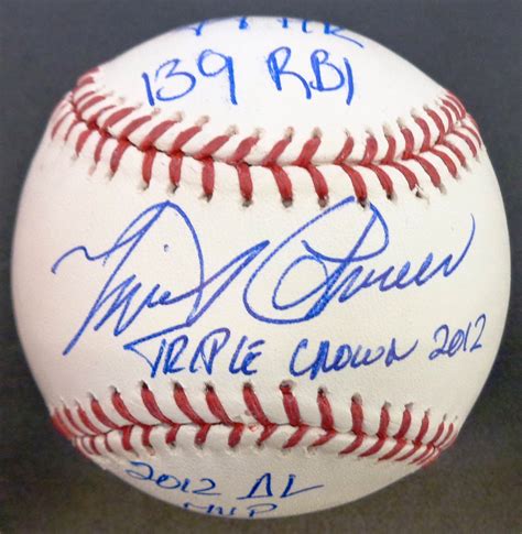 Dave king, owner of triple crown sports, was instrumental in founding the league; Lot Detail - Miguel Cabrera Autographed Triple Crown Stat ...