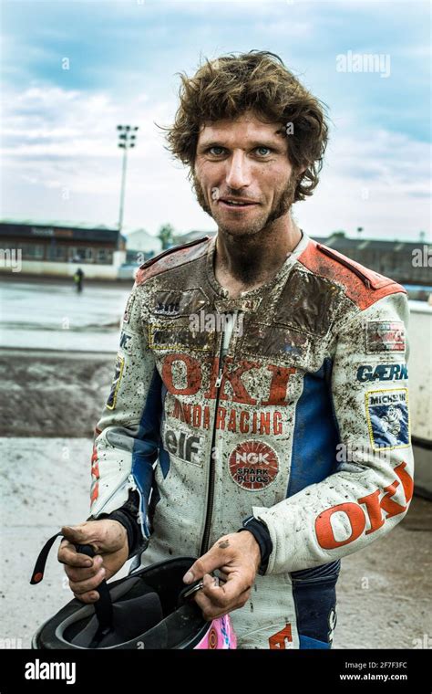 Guy Martin Motorcycle Racer And Tv Celebrity In Motorcycle Riding