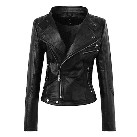 Gothic Motorcycle Faux Leather Pu Jacket Moda Kıyafet Ve Stil