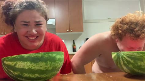 How To Eat Watermelons With No Hands Youtube