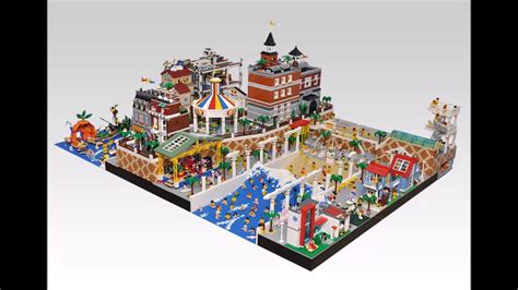 Lego Water Park Diorama 레고 워터파크 디오라마 Youtube